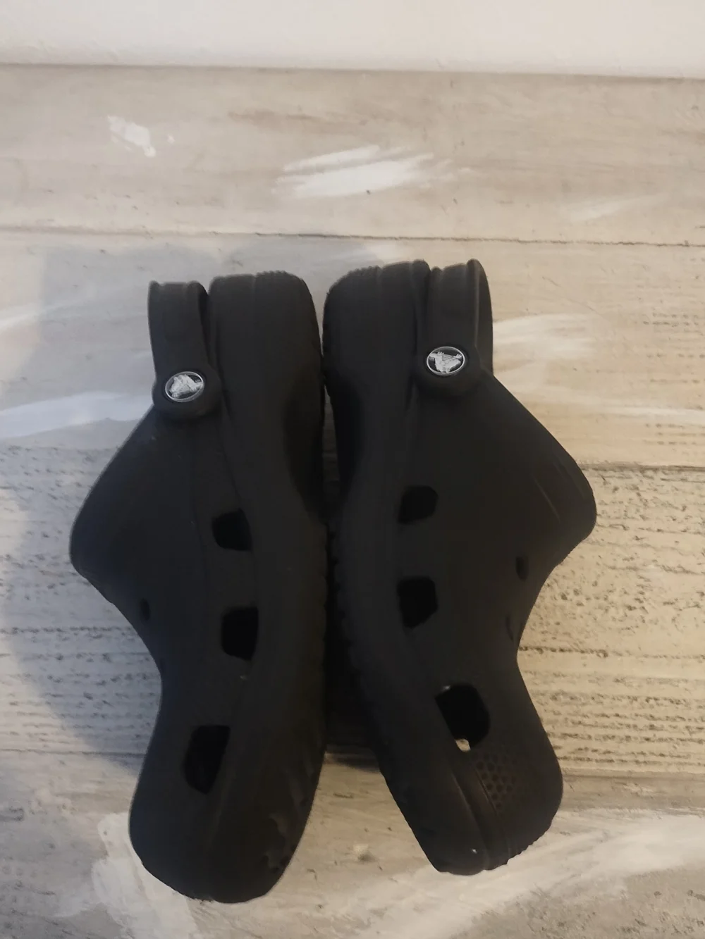 Crocs  unisex Sandals Mens 6 Womens 8 Classic Slip On Comfort  Clogs Black